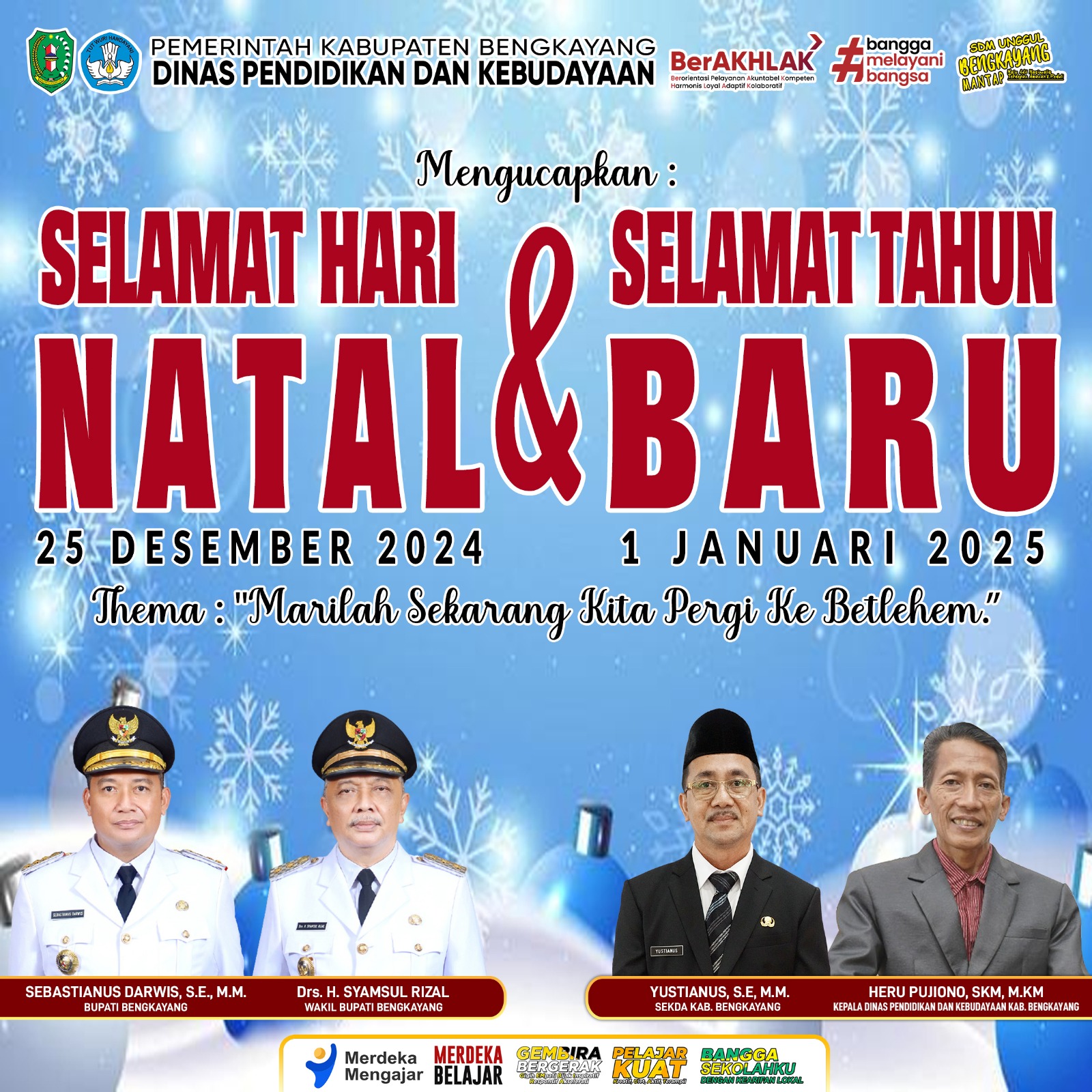 Selamat Natal 2024 dan TahunBaru 2025